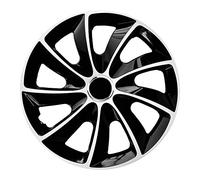 Lot de 4 enjoliveurs STIG Extra Noir/Blanc 17"