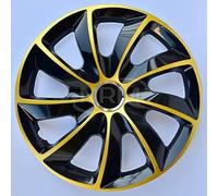 Lot de 4 enjoliveurs STIG Extra Noir/doré 14"