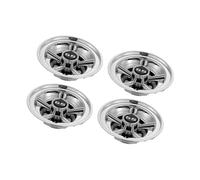 Lot de 4 enjoliveurs universels de 20,3 cm pour la plupart des voiturettes de golf, buggy - Argenté