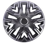 Lot de 4 enjoliveurs universels NRM Perfecto laqués (graphite, 15")