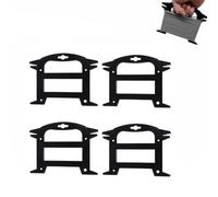 Lot de 4 enrouleurs de cordon, range-câbles d'extension réutilisables avec poignée, support multifonction pour guirlandes lumineuses de Noël, cordes à linge, fils électriques et cordes tubulaires