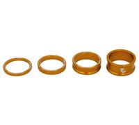 Lot de 4 entretoises de direction wolf tooth precision headset spacers kit orange