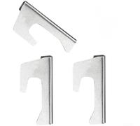 Lot de 4 entretoises de grille de barbecue en acier inoxydable pour seau à feu, bouilloire et plancha - Élévateur de flux d'air de 5 cm pour poubelle à charbon, brasero d'extérieur et cuisine Planca