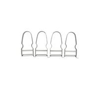 Lot de 4 éplucheurs à légumes 11,5 cm