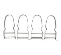Lot de 4 éplucheurs à légumes 11,5 cm FM Professional Inox G
