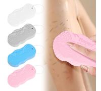 Lot de 4 éponges de bain exfoliantes magiques 3D douces pour le corps, respectueuses de la peau pour enlever les peaux mortes et réutilisables (multicolore_4 pièces)