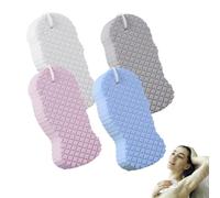 Lot de 4 éponges de bain exfoliantes magiques indolores, douces pour la peau et réutilisables pour adultes, femmes et hommes