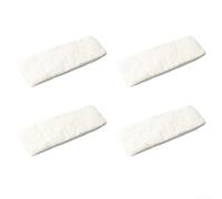 Lot de 4 éponges de cheminée, 20 x 15 x 2,5 cm, fibre de silicate de magnésium, résistante aux hautes températures et réutilisables pour cheminées au bioéthanol