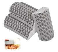 Lot de 4 Éponges de Nettoyage Humides Magiques Réutilisables, Gris