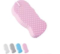 Lot de 4 éponges exfoliantes magiques pour la peau, éponges de bain douces double face, éponges à récurer 3D réutilisables pour adultes et enfants