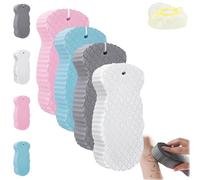 Lot de 4 éponges magiques exfoliantes 3D super douces pour tous les types de peau