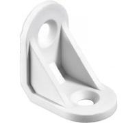 Lot de 4 équerres de chaise plastique brut HETTICH, l.24 mm G