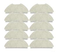 Lot de 4 et 10 chiffons de rechange pour aspirateur robot Airrobo, T20 et FIXR pour aspirateur robot T20, en microfibre conçus pour le nettoyage du sol, disponibles en lot de 4 et 10