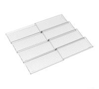 Lot de 4 étagères à épices à étages pour tiroirs - Étagère de rangement en plastique transparent pour épices, assaisonnements, soins de la peau et fournitures d'artisanat, insert de tiroir peu