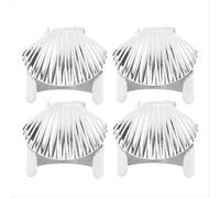 Lot de 4 éteignoirs à bougies automatiques à coque métallique, universels, pour l'extinction des feux de bougies.