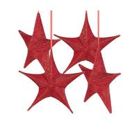 Lot de 4 étoiles de Noël pliables Ø 40 cm
