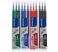 PILOT Lot de 4 sets de 3 recharges 07 Frixion BLS-FR7 assorties: Fournitures de bureau