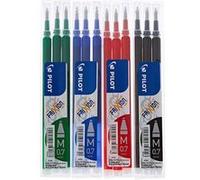Lot de 4 étuis de 3 recharges FriXion pointe 0,7mm assortiment classique Pilot G