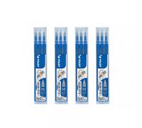 Lot De 4 Étuis De 3 Recharges Frixion Pointe 0,7mm Bleu Pilot