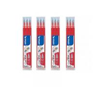 Lot De 4 Étuis De 3 Recharges Frixion Pointe 0,7mm Rouge Pilot