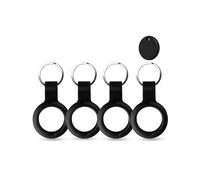 Lot de 4 étuis de protection pour traqueur Chipolo, en silicone daunke avec de grands trous (convient aux personnes âgées, animaux domestiques, sac à dos, bagages, enfants, clés) résistant aux rayures