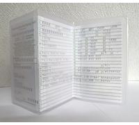 Lot de 4 étuis de protection transparents pour carte grise - 3 pièces - 3 pièces - Film de protection pour carte grise - Fabriqué en Allemagne