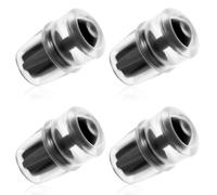 Lot de 4 Étuis de Rechange pour Valve de Morsure Osprey, Valve de Morsure pour Sac d'Hydratation sans BPA Embout Buccal en Silicone Compatible avec Hydrapak Réservoirs d'Hydratation (Bleu)