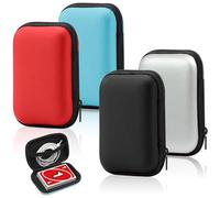 Lot de 4 étuis pour cartes à jouer UNO, étui étanche pour le camping, 4 couleurs, boîte de jeu durable facile à ranger pour les jeux en plein air, les voyages