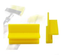 Lot de 4 extracteurs de bosses pour carrosserie de voiture avec outil d'extraction à 90 degrés pour réparation de bosses de bord en nylon