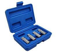 Lot de 4 extracteurs de boulons universels de 6,35 mm | Kit d'extracteur de vis pour défauts endommagés, voitures, mécaniciens, maison, garage, atelier, chantier, réparation