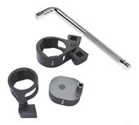 Lot de 4 extracteurs d'outils de direction multifonctionnels pour retirer les joints à rotule intérieurs avec tige courbée et poignée dentelée en acier à haute teneur en carbone traité thermiquement