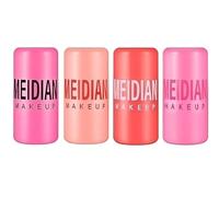 Lot de 4 fards à joues en gelée pour les yeux fard à joues tout-en-un pour les joues et les lèvres kit de maquillage en bâtonnets de couleur en gelée multi-usages pour filles et femmes
