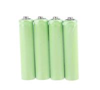 Lot de 4 fausses piles LR03 pour boîtier pour coque et conducteur cylindrique, utilisation avec batterie rechargeable de rechange