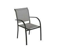 Lot De 4 Fauteuils De Jardin En Texaline Piazza Galet/Graphite Multicolore