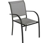 Lot De 4 Fauteuils De Jardin En Texaline Piazza Galet/Graphite Multicolore