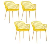 Fauteuil Extérieur Malaga Jaune Home Deco Factory