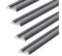 Lot de 4 fers réversibles pour rabot électrique Skil 1512 / 1525 / 1555 / 1558 / 1560 / 1565 / 1570