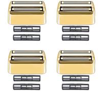Lot de 4 feuilles de rechange et coupe-lames compatibles avec BaBylissPRO Double FXFS2 (doré)