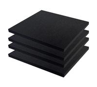 Lot de 4 feuilles de rembourrage en mousse de polyuréthane résistant aux déchirures pour appareils photo et stockage de produits fragiles 40,6 x 30,5 cm