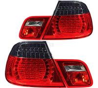 Lot de 4 feux arrière E46 Coupé à partir de 04/03 Rouge/noir fumé