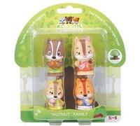 Lot de 4 figurines Klorofil Famille Nutnut G