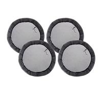 Lot de 4 filets de protection résistants aux UV, avec cordon de serrage, housse pour seau d'eau, filet de récupération de pluie, pour jardin, cour, pelouse, utilisation en extérieur, filtration propre