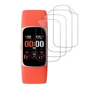 Lot de 4 films de protection d'écran en TPU souple pour Fitbit Charge 6 - Anti-rayures - Haute sensibilité - Haute transparence - Film blindé Fitbit Charge 5/6 - 1