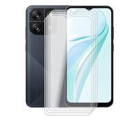 Lot de 4 films de protection d'écran en verre trempé pour Blackview Wave 6C (6,5") - AQGGIIXY - Haute transparence - Dureté 9H - Sans bulles - Pour Blackview Wave 6C - Transparent