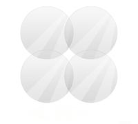 Lot de 4 films de protection pour guitare - 75 mm - En PET - Avec ventouse ronde - Pour améliorer la prise en main et protéger la finition des rayures