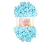 Lot de 4 fils chenille épais for couverture tissée à la main, fil à boucle for les doigts, fil doux, écharpe tissée à la main, couverture tricotée au crochet, 100 g/pelote(Color-10)