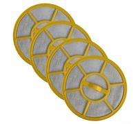 Lot de 4 filtres à air d'échappement pour Dirt Devil VS8 pour mini pot | Élimine les microparticules des gaz d'échappement, nettoie l'air ambiant, empêche la recirculation de la poussière, lot de 2