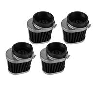 Lot de 4 filtres à air for carburateur 54 mm, compatibles avec Honda CB650 CB750C CB900F, Kawasaki GPZ750 KZ1000J, Suzuki, Yamaha XJR1200, noir Complet