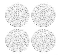 Lot de 4 filtres à café en acier inoxydable 58,5 mm 1,7 mm conçus pour une filtration optimale et une longévité optimale (58 mm)