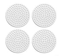 Lot de 4 filtres à café en acier inoxydable 58,5 mm 1,7 mm pour remplacement dans les machines à café pour obtenir un café pur et processus de nettoyage facile (nouveau 58 mm)